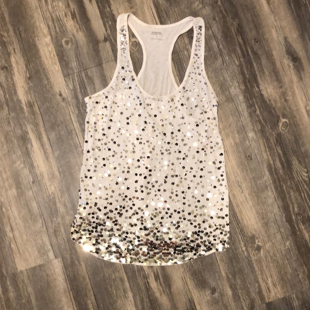Express Sequin Tank